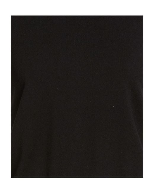 Weekend by Maxmara Black Solid-Color Lightweight Knit Sleeveless Top
