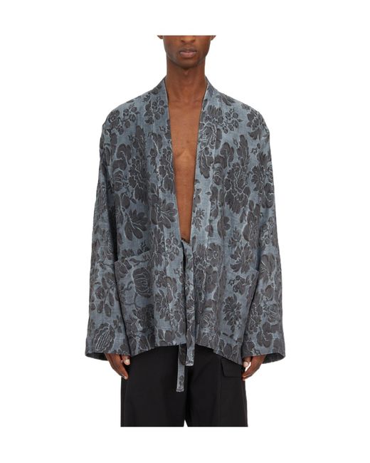 Uma Wang Gray Pattern Jacket for men