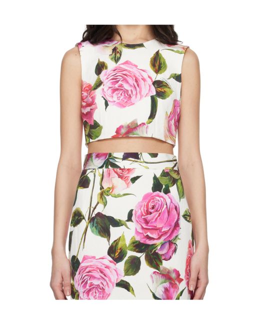 Dolce & Gabbana Pink Sleeveless Vest