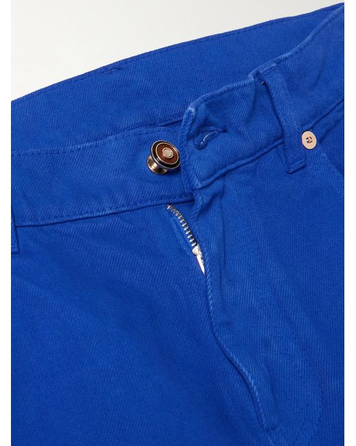 Gabriela Hearst Blue High-Waisted Straight Leg Jeans