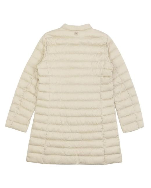 Weekend by Maxmara Natural Logo Quilted Down Jacket