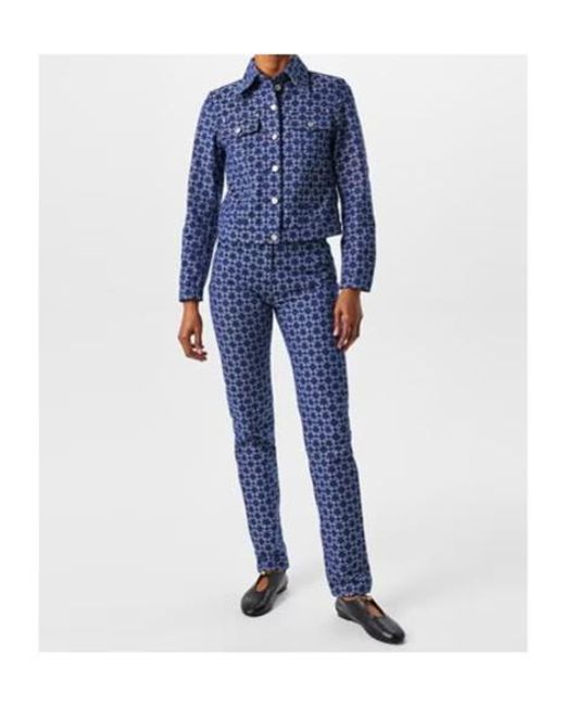 Givenchy Blue Monogram Denim Jeans