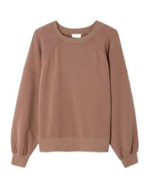 American Vintage Brown Crew Sweatshirt