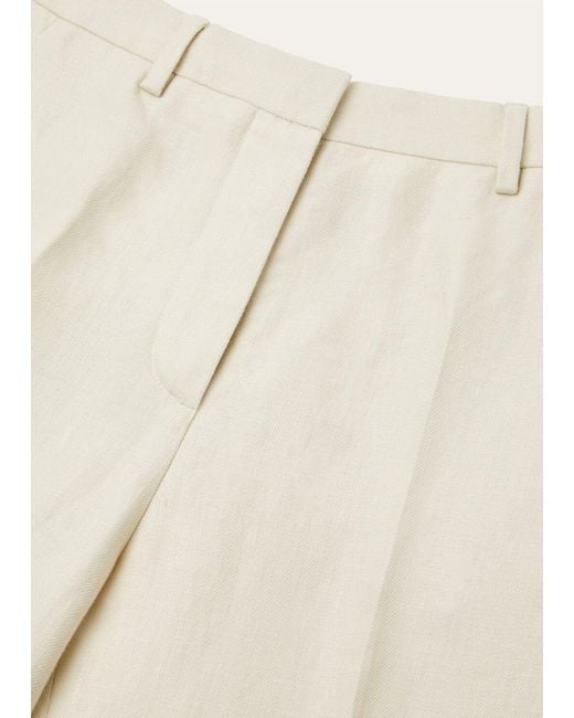 Loro Piana White Dermot Trousers
