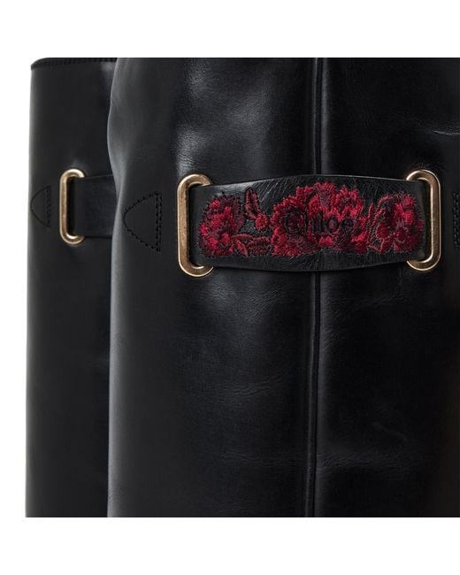 Chloé Black Simple Long Boots