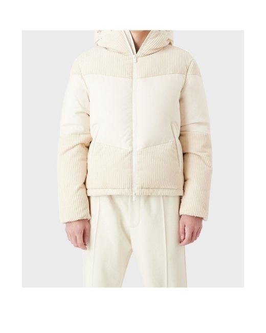 Emporio Armani White Puffer Jacket for men