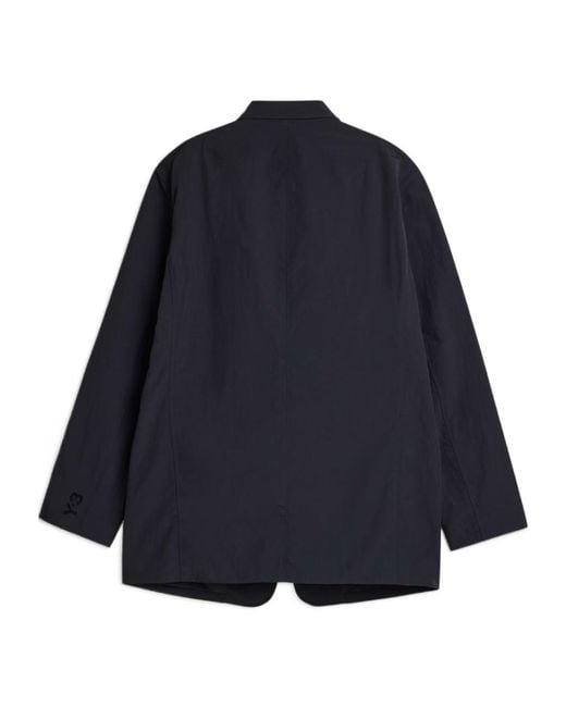 Y-3 Blue Single Breasted Blazer for men