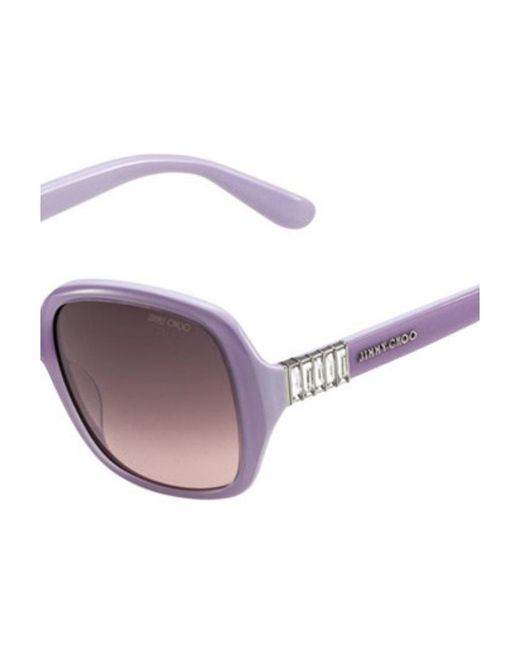 Jimmy Choo White Logo Sunglasses