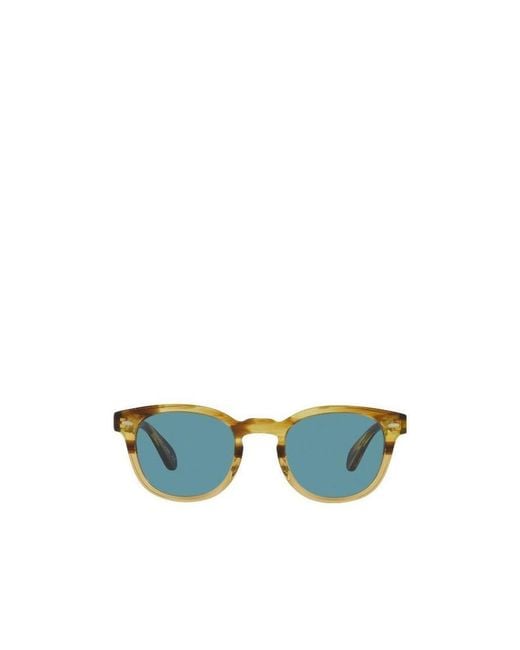 Oliver Peoples Blue Logo Sunglasses for men