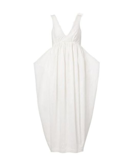 Rohe White Cotton-Blend Maxi Dress
