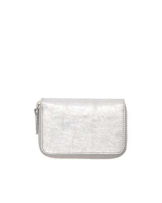 MM6 by Maison Margiela White Zip-Around Wallet for men
