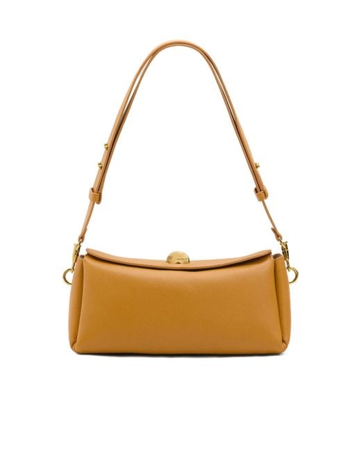 AMI Metallic Mini Carrousel Leather Shoulder Bag for men