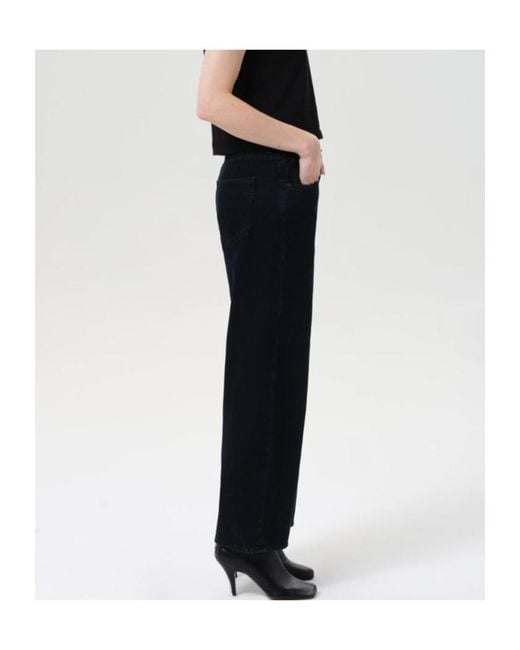 Agolde Blue Low Curved Jeans