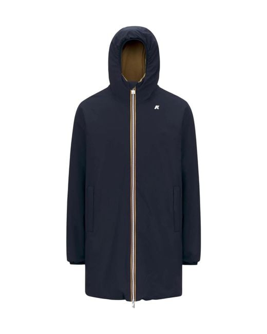 K-Way Black Reversible Jacket for men