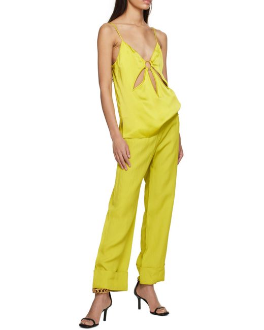 Stella McCartney Green Logo Patch Jeans