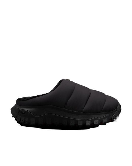 Moncler Black Trailgrip Après Mules for men