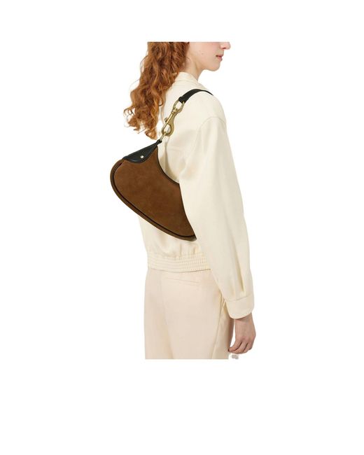 Mulberry Brown Solid Color Bowling Bag