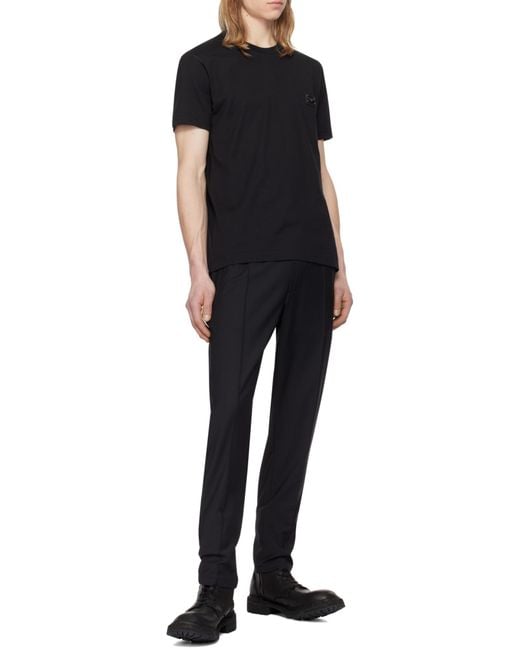 Dolce & Gabbana Black Item O-Neck Short-Sleeved T-Shirt for men