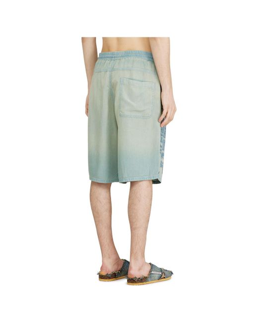 DIESEL Blue Comfortable Casual Shorts for men