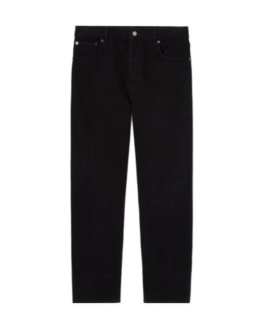 Gucci Black Cropped Slim Denim Pants for men