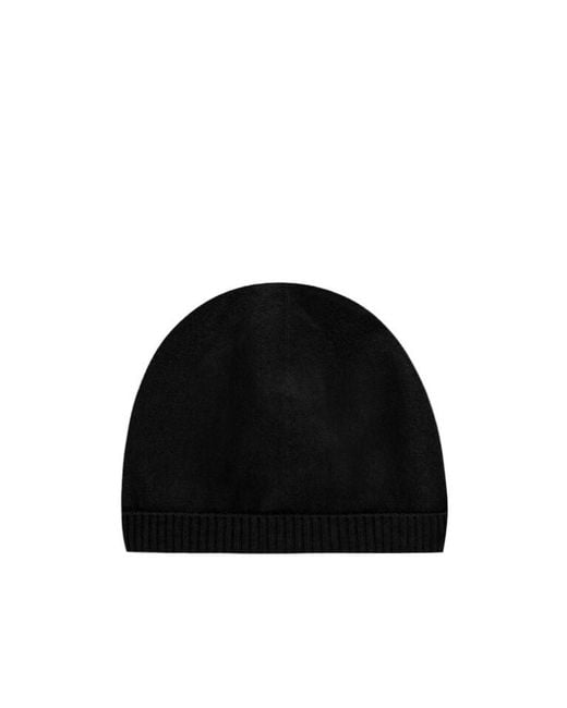 Dolce & Gabbana Black Turn-Up Hem Knitted Beanie