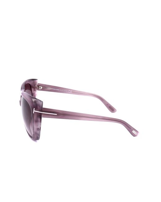Tom Ford Purple Geometric Sunglasses