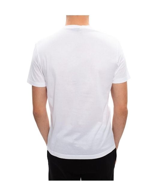 Versace White Embellished Crewneck T-Shirt for men