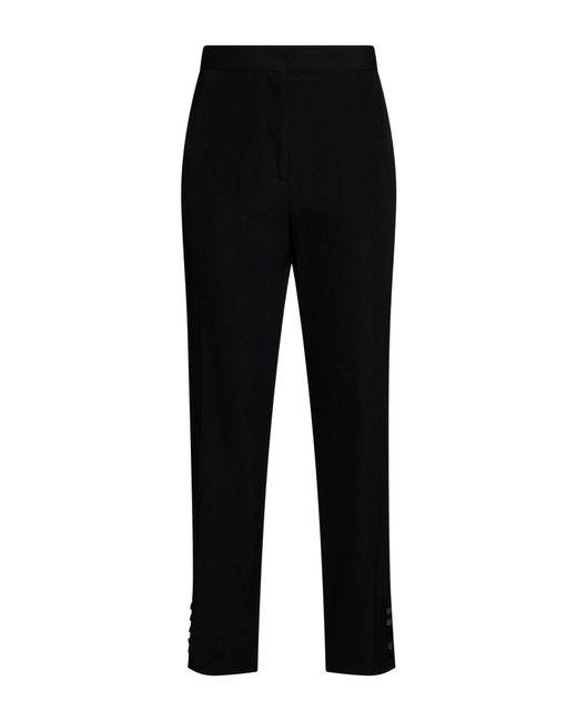 Burberry Black Simple Tapered Pants