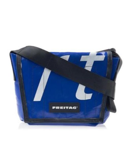 Freitag Blue Flap Crossbody Bag for men