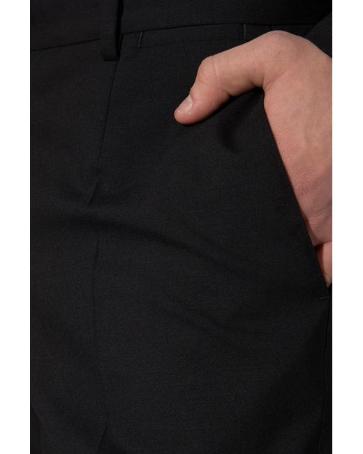 Dolce & Gabbana Black Single-Breasted Straight-Leg Tailored Suit for men