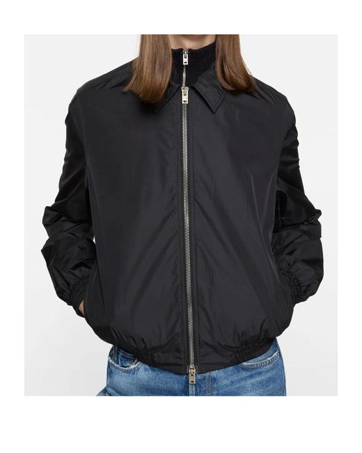 Acne Black Lightweight Logo Jacket for men