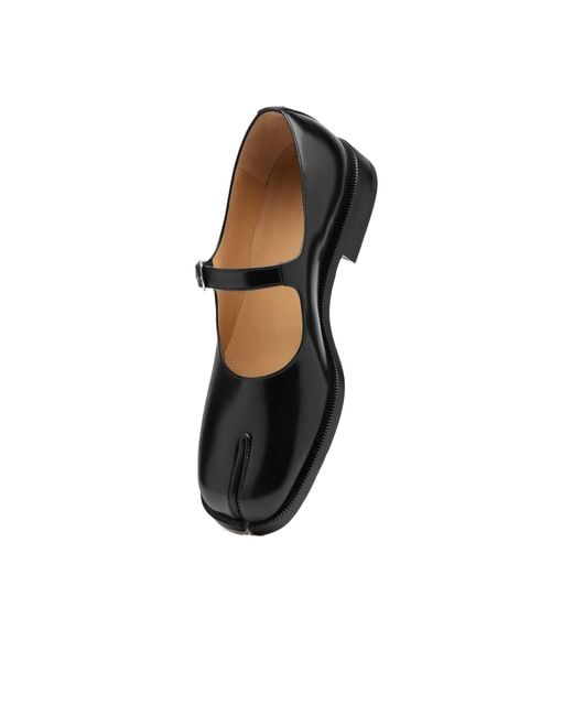 Maison Margiela Black Taby Mary-Jane Loafers for men
