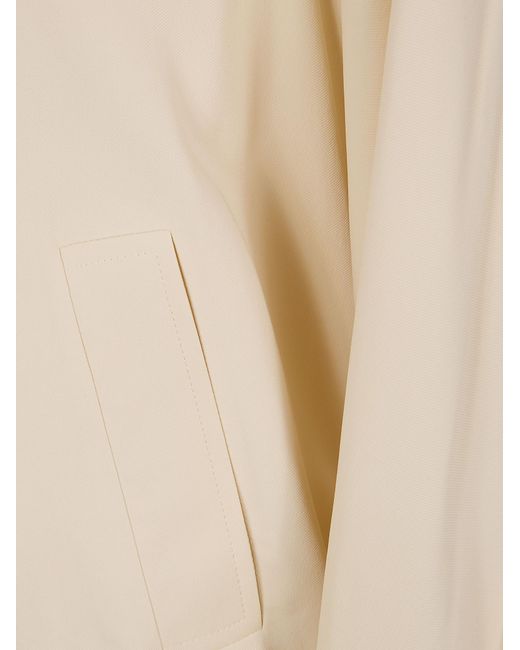 Twinset Natural Zip Front Bomber Jacket