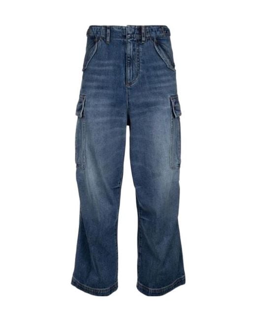 Dior Blue Belt-Loop Jeans