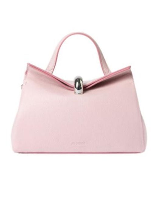 Jacquemus Pink Small Valerie Top-Handle Tote Bag