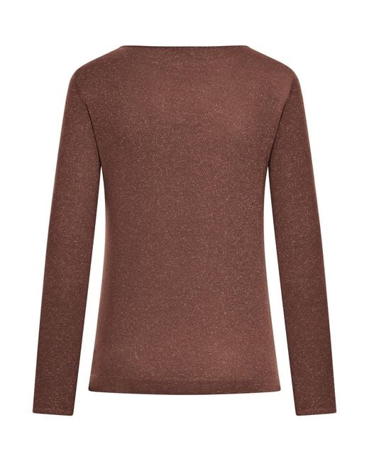 Brunello Cucinelli Brown Long-Sleeved Knitwear