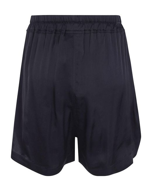 Thom Krom Blue Drawstring Shorts