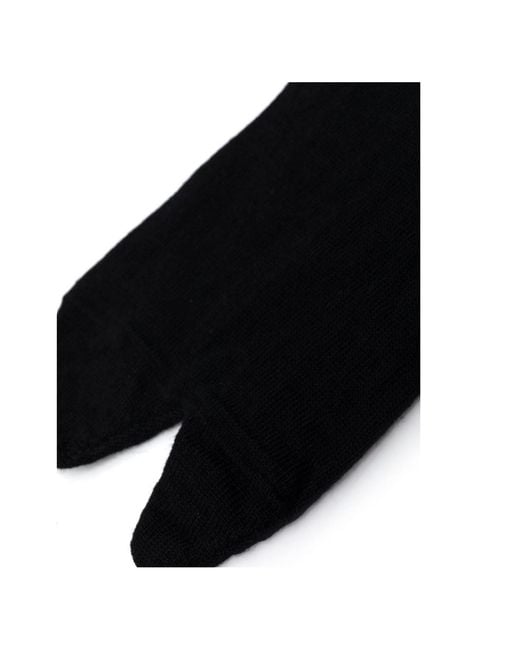 Maison Margiela Black Tabi Socks for men