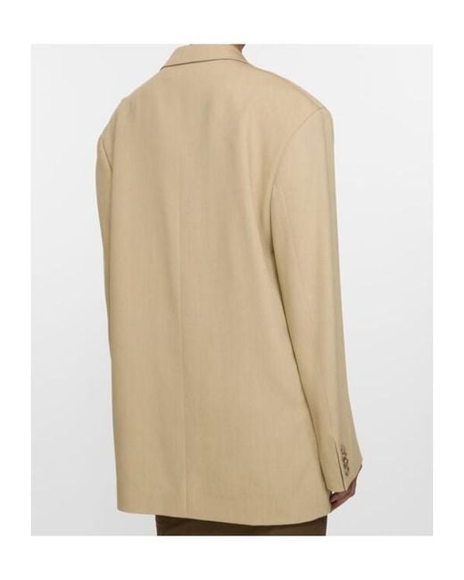 Acne Natural Single-Breasted Blazer