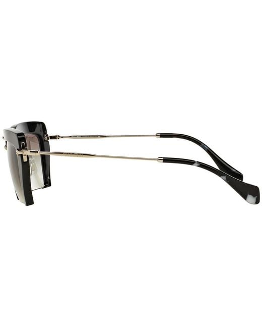 Miu Miu Metallic Logo Sunglasses