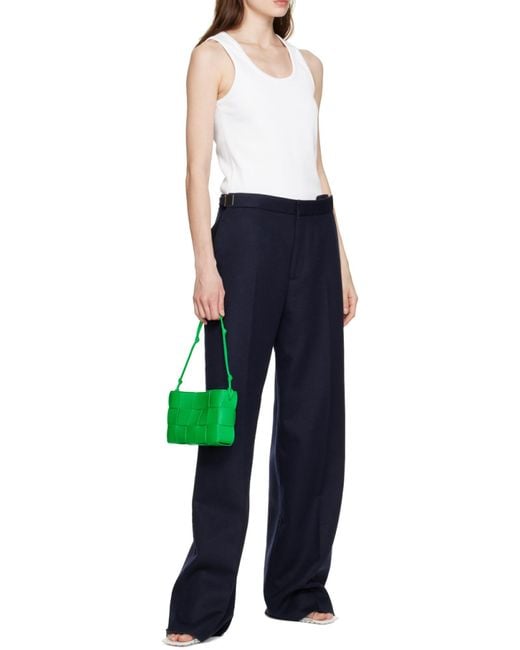 Bottega Veneta Green Cassette Handbag