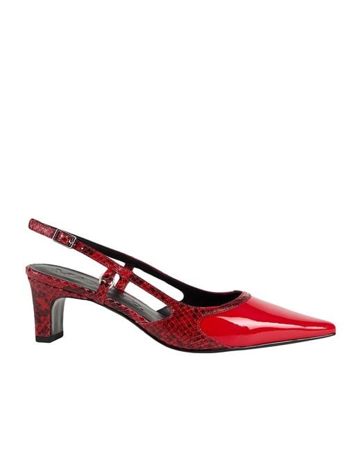MAX&Co. Red Patent Leather Court