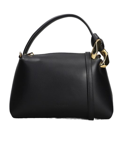 J.W. Anderson Black Jw Anderson Logo Debossed Top Handle Bag