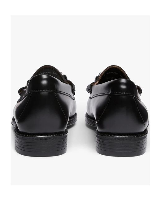 G.H.BASS Black Easy Weejuns Lianna Almond Toe Loafers