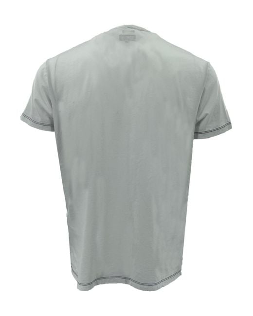 Armani Jeans Gray Item O-Neck Short-Sleeved T-Shirt for men
