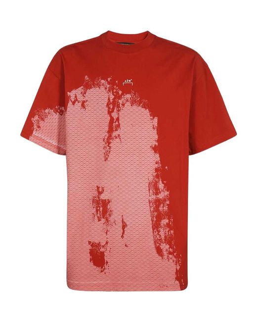 A_COLD_WALL* Red A-Cold-Wall* Graphic T-Shirt for men