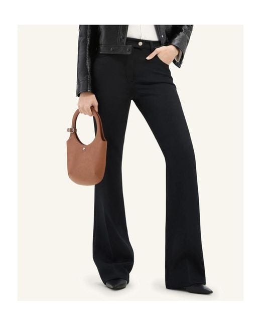 Courreges Black Courrèges 70's Twill Bootcut Pants