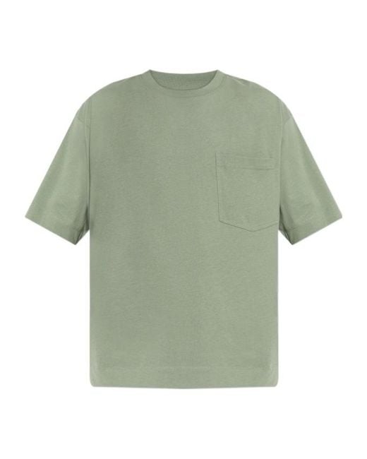 Dries Van Noten Green Short Sleeve T-Shirt for men