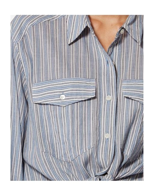 Isabel Marant Gray Étoile Nath Long-Sleeved Shirt