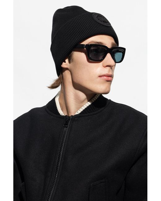Canada Goose Black Logo Arctic Toque Hat for men